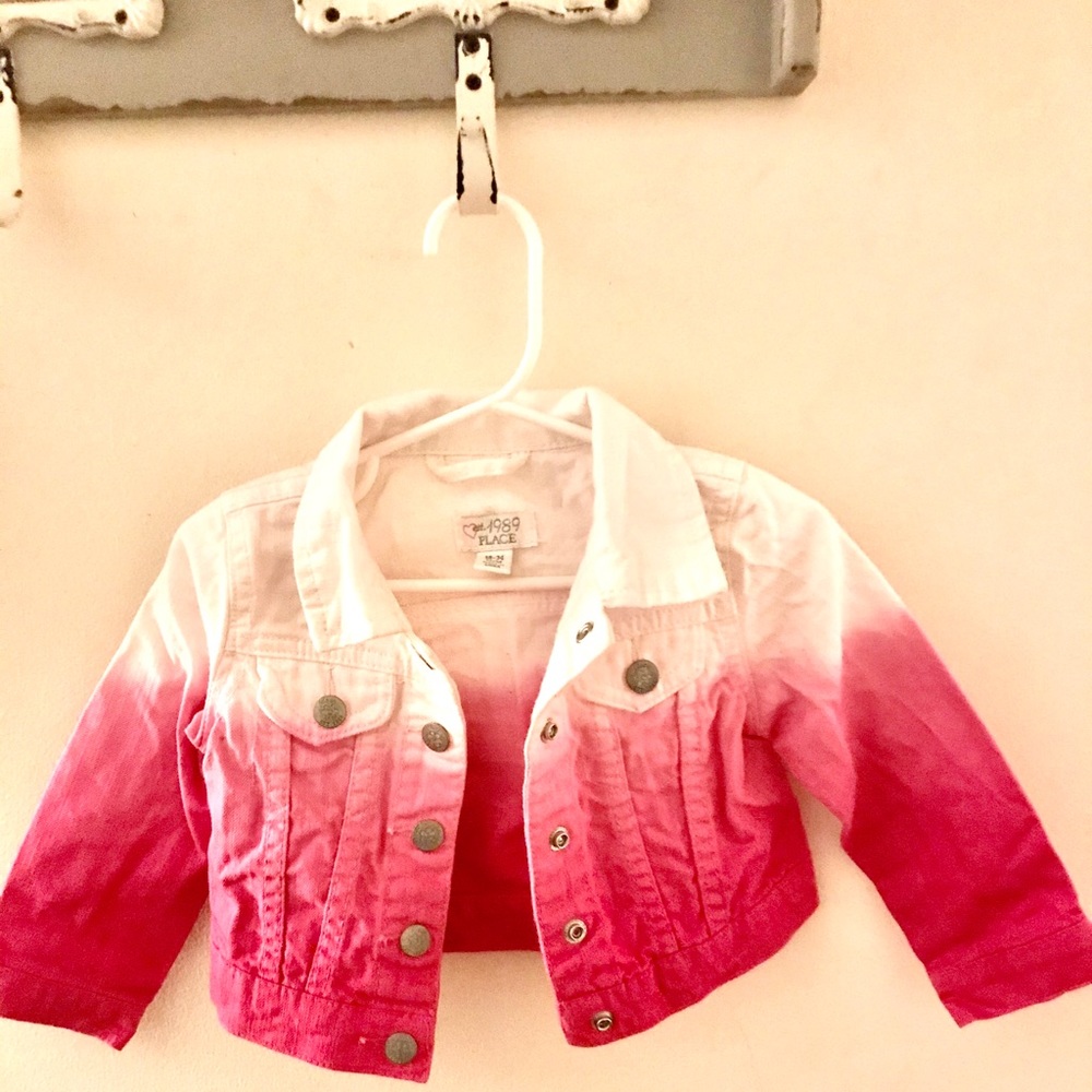 CHILDREN PLACE 2 tone jean jacket